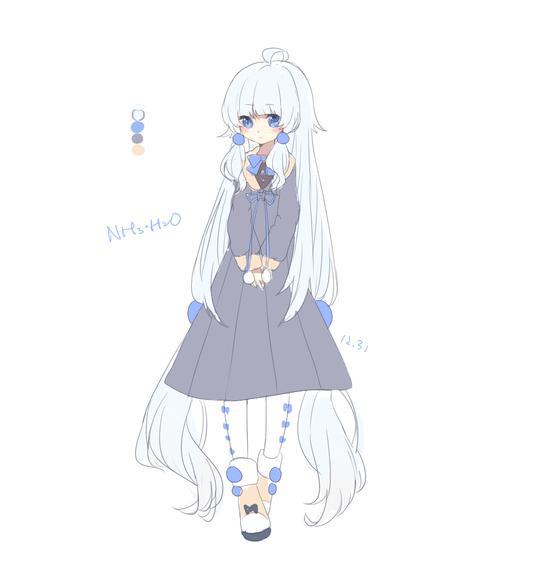 少女动漫二次元插画壁纸p站人设绘画素材立绘原创设计にし