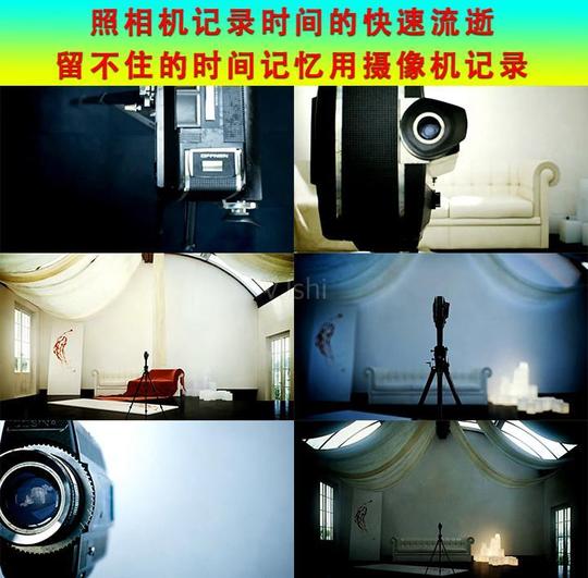 照相机记录时光流逝延时摄影实拍视频素材