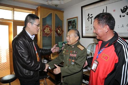 (采访志愿军老战士李代相同志)