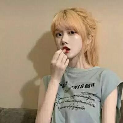 女生头像1喜欢黄头发的妹妹,女生,时尚,抖音