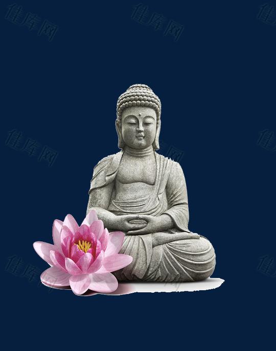 莲花与佛