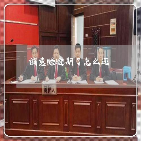 诚意赊逾期了怎么还