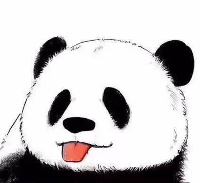 "非黑即白",思考的熊猫说道"那可不一定少年"随后吐出了他的舌头微笑