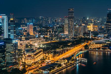 新加坡东岸夜景图片下载