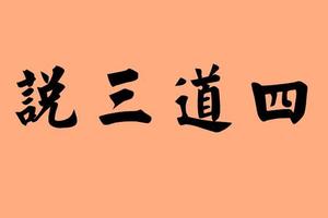 说三道四是什么意思(说三道四打一生肖)
