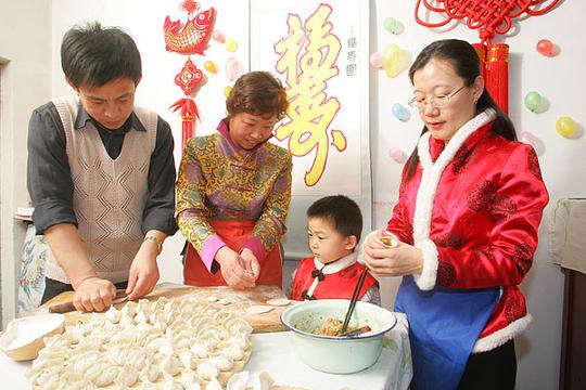 中国春节包饺子_图片大全—全景创意图库（quanjing.com）中国领先的正版图片视频素材网站