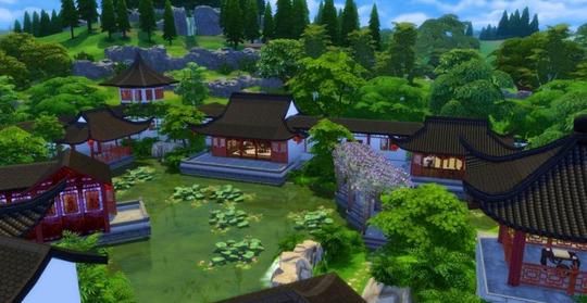 古代房屋古代背景古代场景古风竹屋木屋室内风景