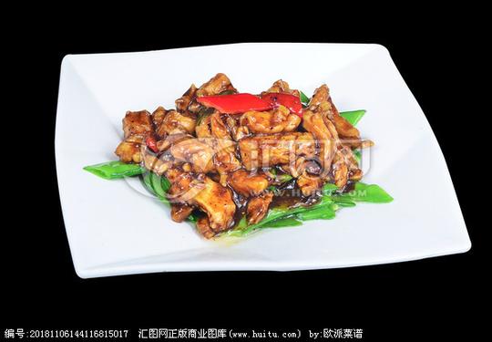 >中国菜系查看相似图收藏举报>荷兰豆炒鸡枞菌回民菜芙蓉鸡片