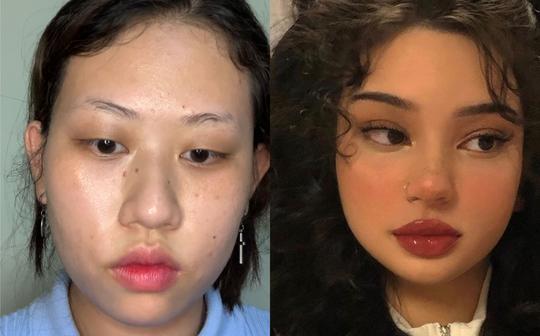 普通人也能变成欧美辣妹吗??原相机单眼皮肉脸轻欧美妆妆容分享
