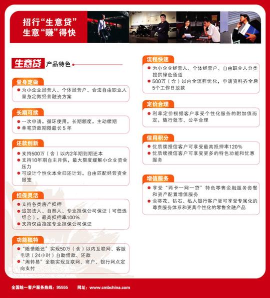 招商银行个人贷款生意贷