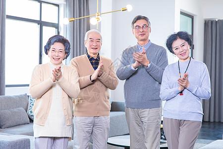 中年人鼓掌加油鼓励图片下载