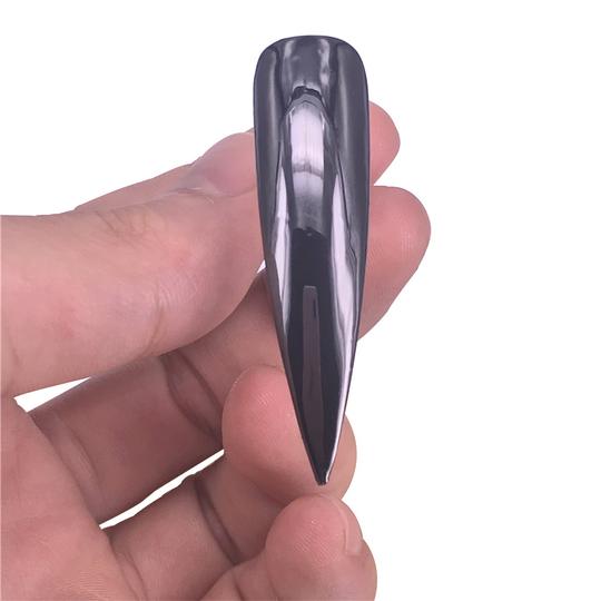 yzwle美甲跨境新品指甲黑色魔镜粉极光镜面激光云锦粉0.5g