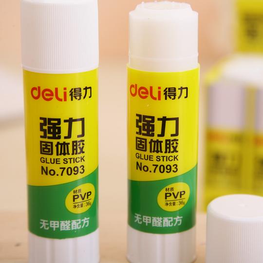 得力7093强力固体胶环保胶棒强粘合手工胶水学生