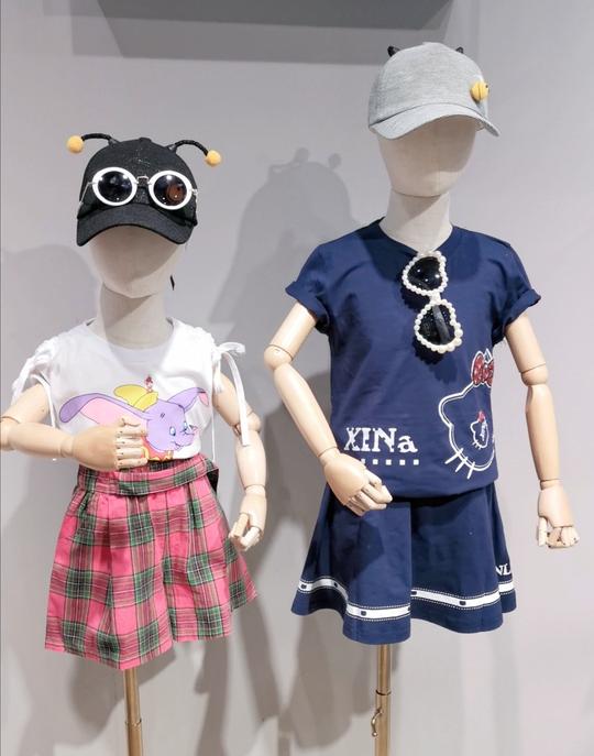 儿童服装时尚小鱼2020新款时尚透流品牌折扣童装专柜正品直播货源