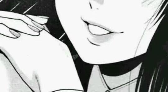 动漫半遮脸女图