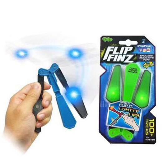 flipfinz指尖翻转发光蝴蝶刀玩具酷炫技地摊校园减压抖音玩具
