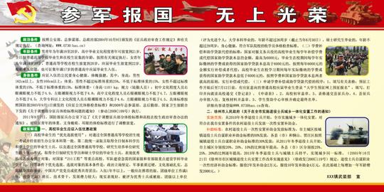 参军报国无上光荣
