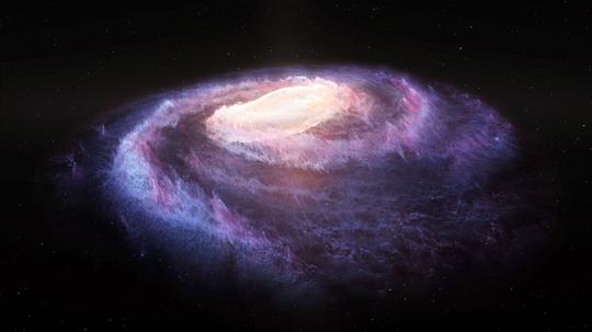 科技展览大气震撼宇宙星云_3840x2160_高清视频素材