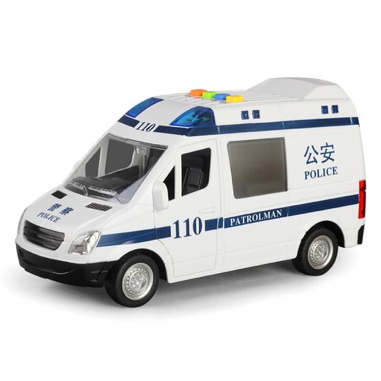 儿童大号音乐早教故事仿真120救护车110警车惯性玩具男孩汽车模型大号警车