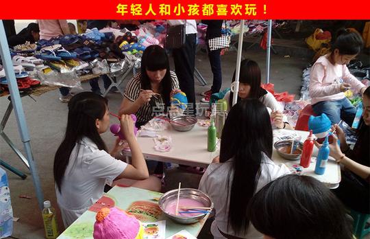 非石膏diy手工彩绘涂色娃娃白坯模具批发创业家合作项目加盟b