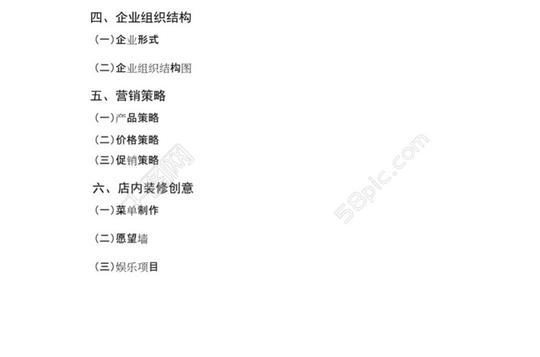 甜品店创业计划书模板免费下载_doc格式_编号