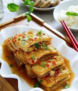 肉馅锅塌豆腐的食谱