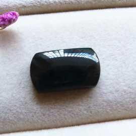 墨翠马鞍戒面缅甸天然a货翡翠原石戒指镶嵌平洲工厂一手货源