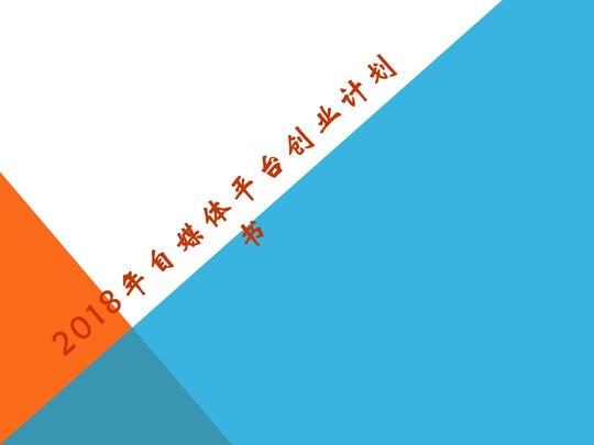 2018年自媒体平台创业计划书ppt_word文档在线阅读与