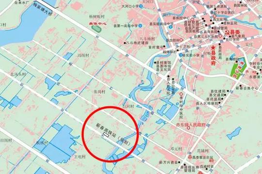 蕲春南站选址创业大道