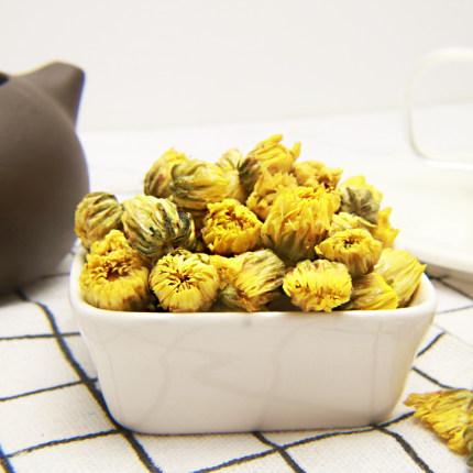 东芙菊花茶茶叶菊花胎菊王白菊杭小散装野生特级贡菊茶枸杞凉茶