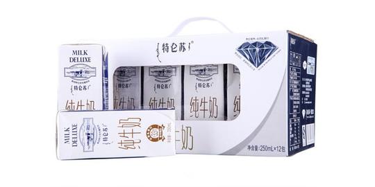 蒙牛特仑苏纯牛奶250ml*12盒
