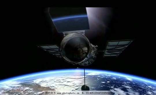 宇宙地球卫星视频素材