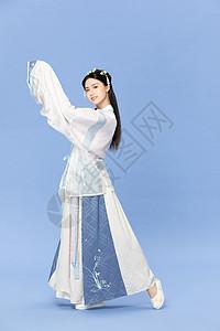 古风汉服中国风美女跳舞图片下载
