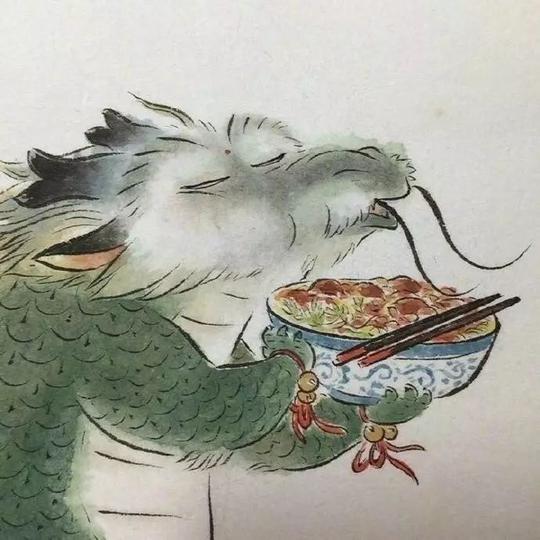 扎心|漫画版的中国贪吃龙,龙的传人找到你的影子了吗