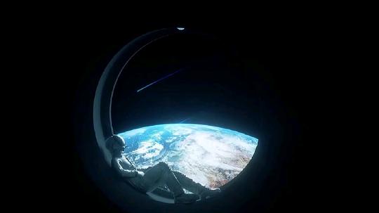 微信8.0素材太空风景流星雨