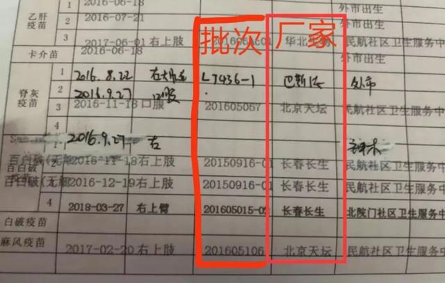 到底疫苗有哪些批次有问题