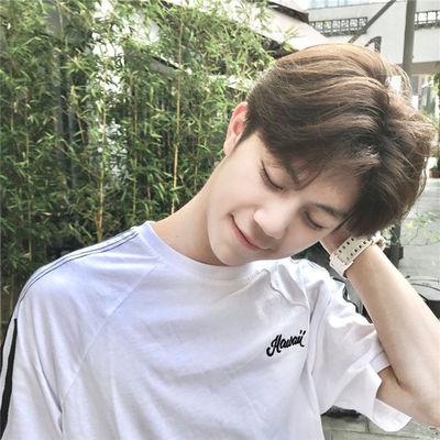 网红假发男韩版帅气中分刘海短直发修脸逼真自然短发整顶假发套