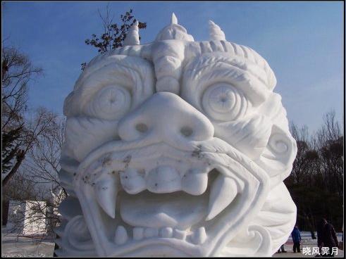 【黑龙江61哈尔滨】雪雕:精雕细琢的速融艺术