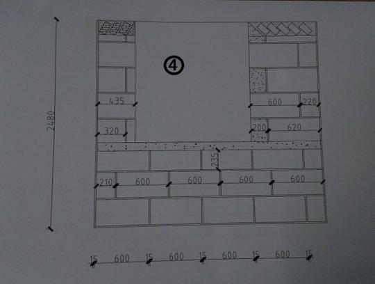 10楼e1户型砌体排版图