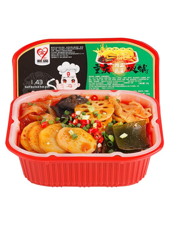 自热火锅素食土豆粉小火锅即食自助重庆麻辣便携自煮即食小火锅