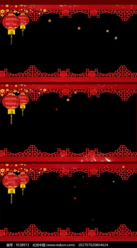带通道通用边框视频素材图片