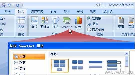 word 2016中如何创建SmartArt图形