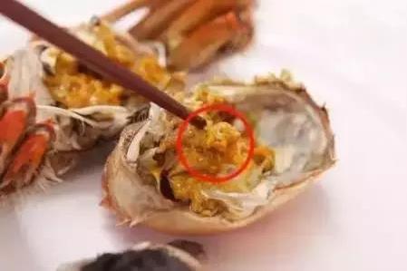 美食正文掰开大闸蟹,在蟹肉和蟹黄处有一根黑色的东西,那就是蟹肠