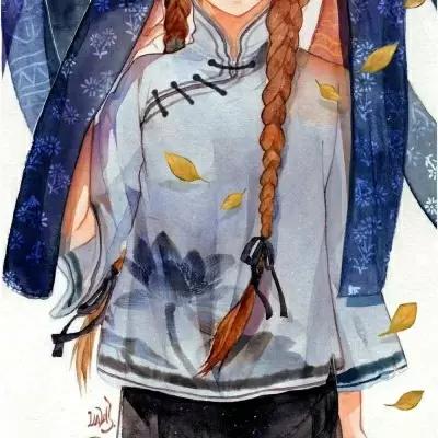 佳佳/古风头像/近城远山都是人间,女生,古风