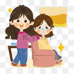 妈妈给宝宝推拿