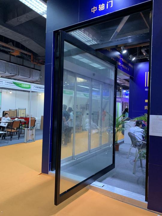 佛山铝型材中轴旋转门兴荣峰360度旋转门厂家
