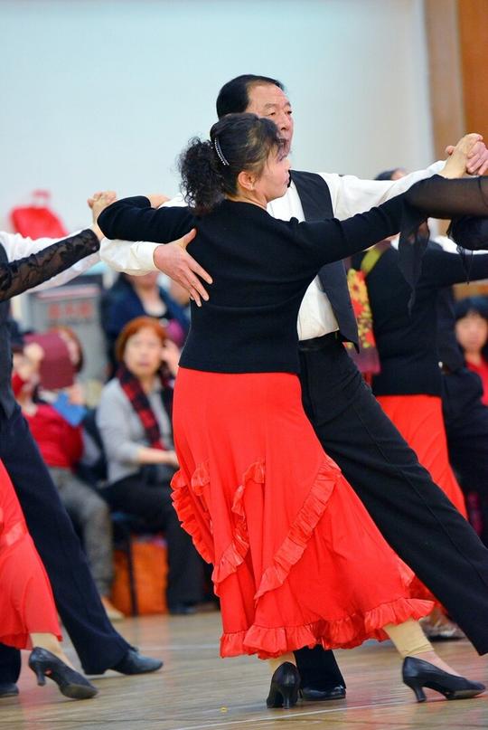 老年大学汇演--交谊舞