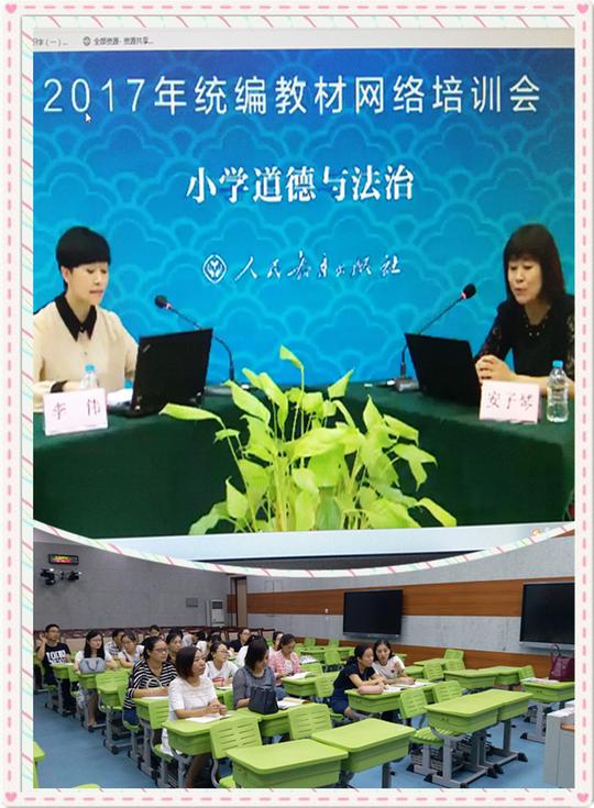 老师们通过网络直播,听取了孙彩萍等专家的精彩讲座,深入领会了课程