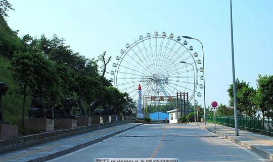 游乐园风景游乐场青少年风车转盘旅游摄影国内旅游重庆风景