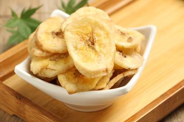 黄色香蕉片图片